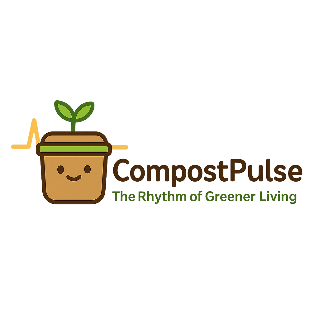 CompostPulse logo with Tagline