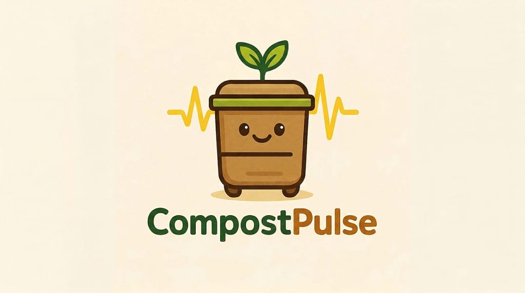 CompostPulse Logo and Name Hero Image
