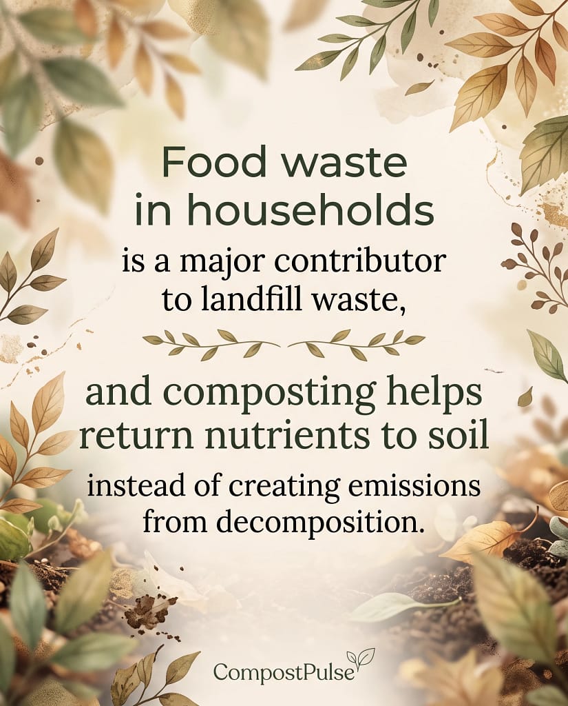 Food waste in households is a major contributor to landfill waste