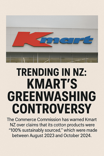 Kmart logo on storefront
