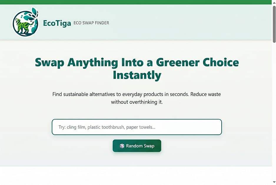 Eco TIGA Eco Swap Finder