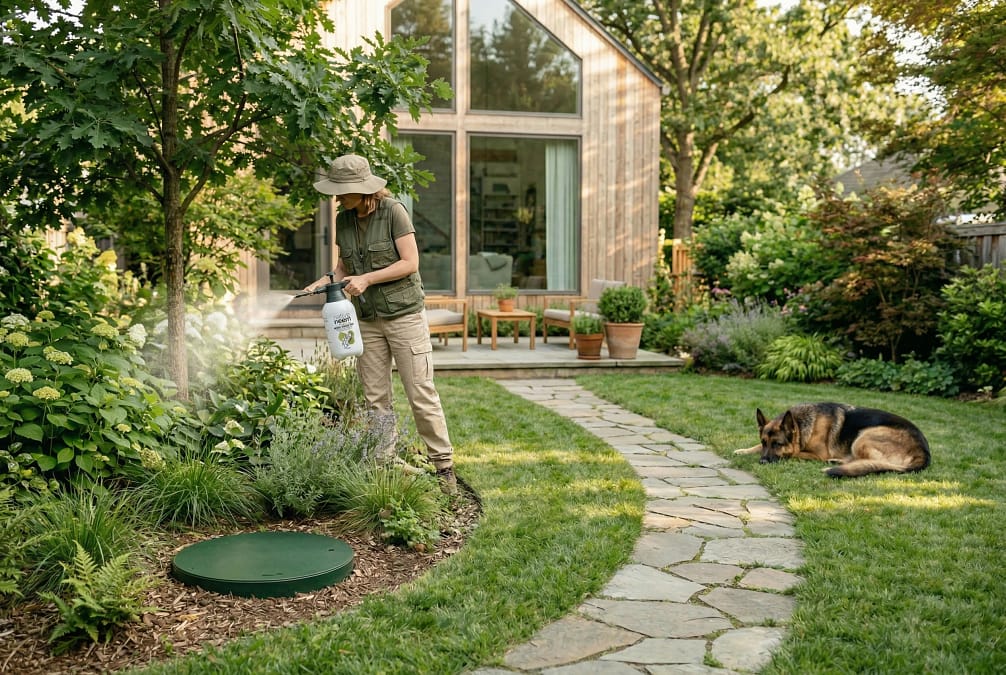 Pet safe, plants will easily absorb directly through their leaves