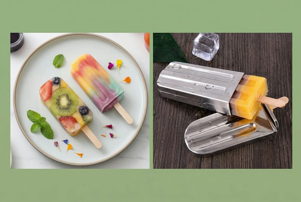 DIY creative popsicle. easy to remove and clean