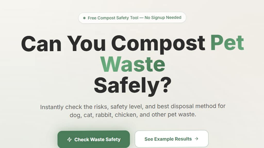 Pet Waste Checker